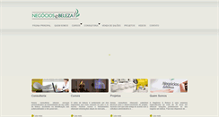 Desktop Screenshot of negociosebeleza.com.br
